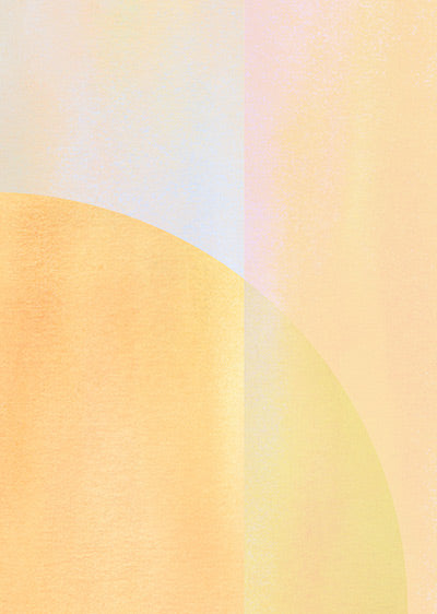 Echantillon papier peint panoramique arche aquarelles Sunny