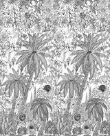 Papier Peint JUNGLE Black & White