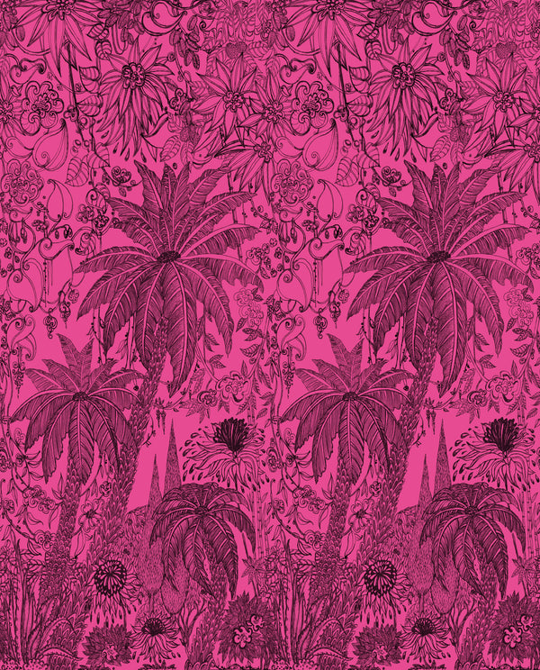 Papier Peint JUNGLE Bonbon