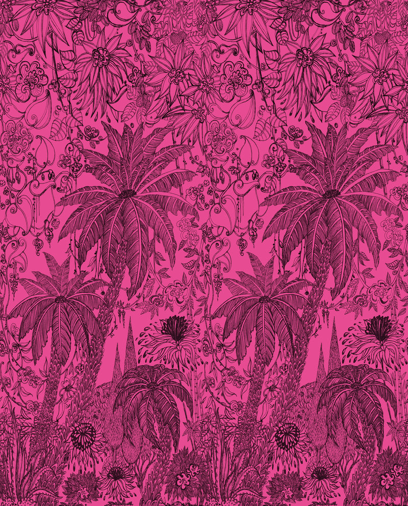 Papier Peint JUNGLE Bonbon
