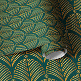 Papier peint panoramique motif art déco Irvin