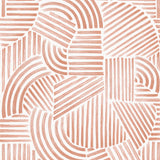 Papier peint graphique – Hachures Pastel