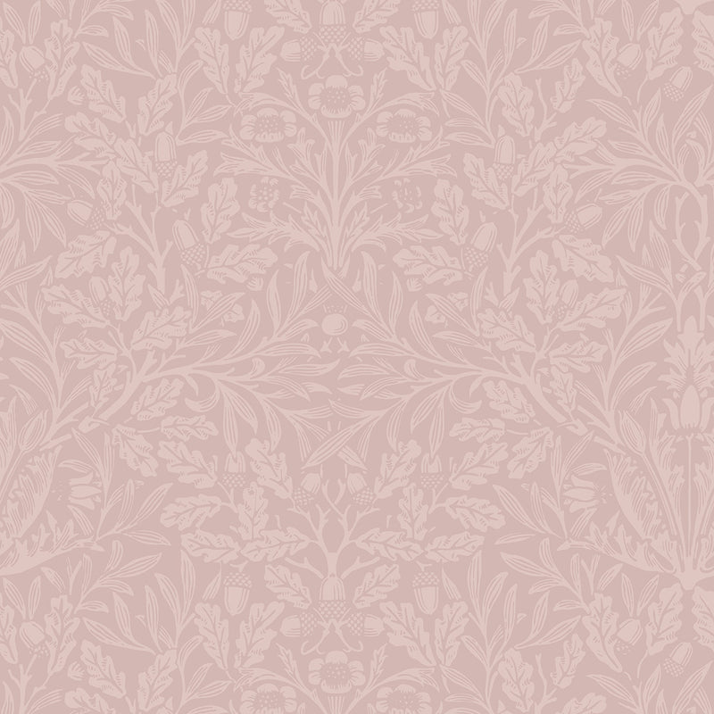 Papier peint végétal Forêt d'automne Rosé