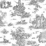 Papier peint toile de jouy