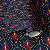 Papier peint panoramique motif art déco Palm Spring