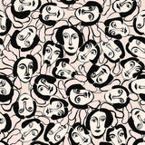 Papier peint Visage Abstrait