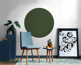 Papier Peint Adhésif Cercle - Vert Sapin