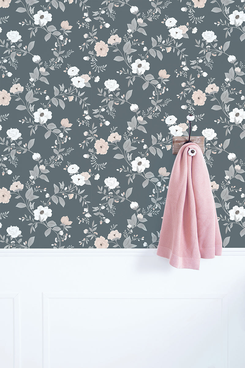 Papier peint fleuri – Symphonie Des Roses