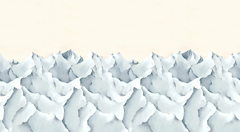 Papier peint panoramique Les Cimes Glacier
