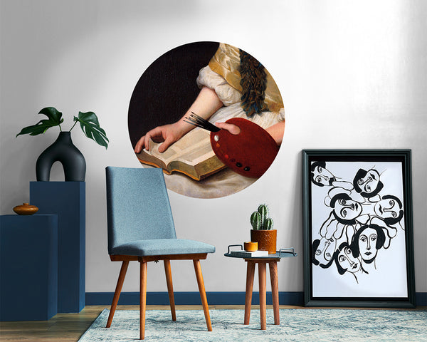 Papier Peint Adhésif Cercle - La Peintre