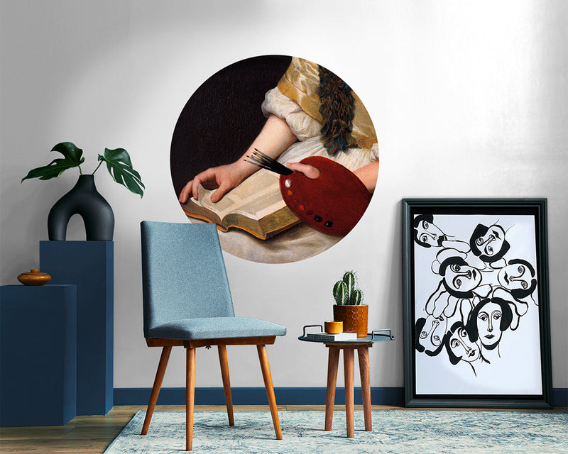 Papier Peint Adhésif Cercle - La Peintre