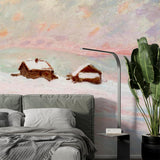 Papier peint panoramique Maisons Enneigées