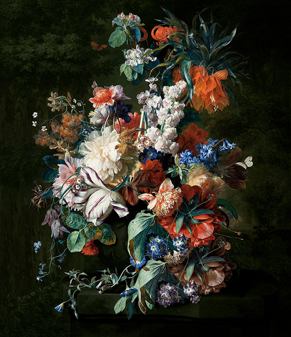 Papier peint panoramque fleurs Flemish Bouquet