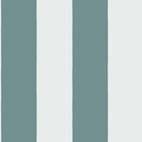 Papier peint rayures larges Isabelle - Rayures beige ou celadon