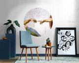 Papier Peint Adhésif Cercle - Adam