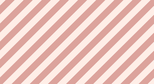 Papier peint panoramique rayures Marjorie Blush