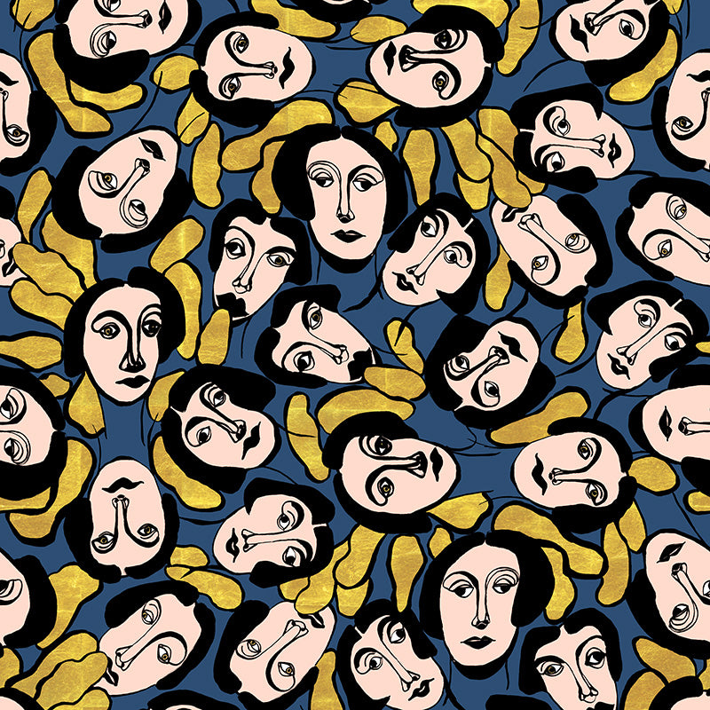Papier peint Visage Abstrait