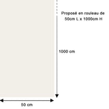 Papier peint unis - crème