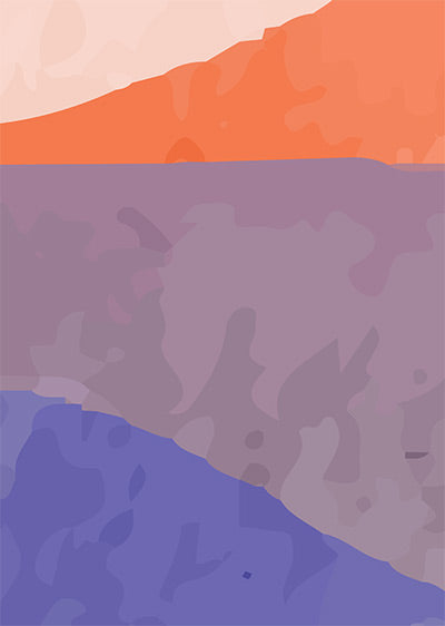 Echantillon papier peint panoramique paysage Montagne pop