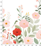 PAPIER PEINT DECOR (2MX248CM) - ALYSSE GARDEN / WHITE