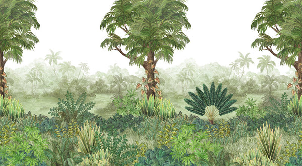 Papier peint panoramique Jungle - Ceylan