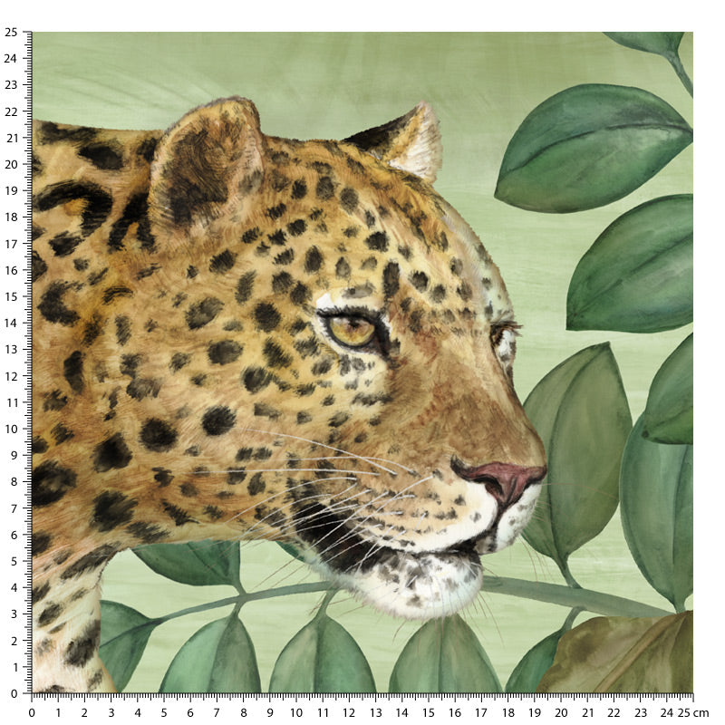 Papier peint Jungle Léopard - Ceylan