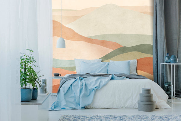 Papier peint graphique – Dunes à l’horizon