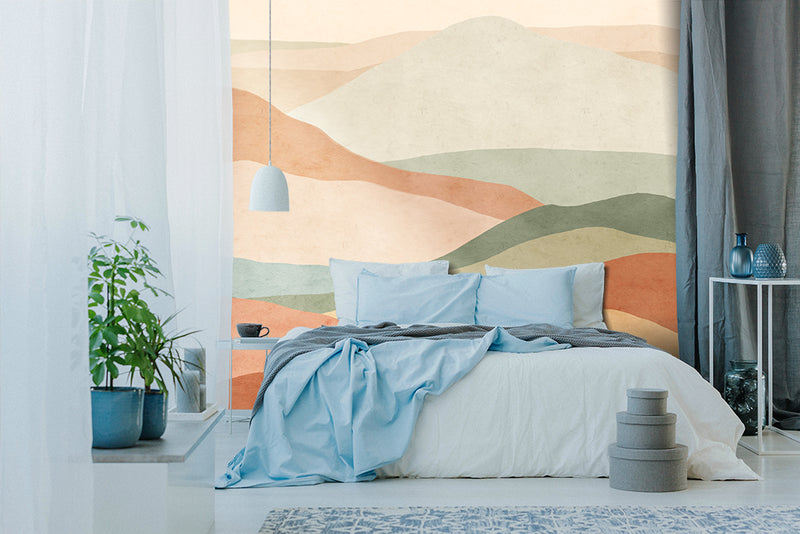 Papier peint graphique – Dunes à l’horizon