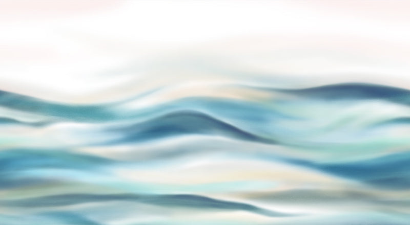 Papier peint panoramique Confluence Bleu