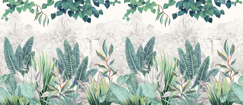 Papier peint panoramique Rêve de jungle