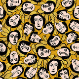 Papier peint Visage Abstrait