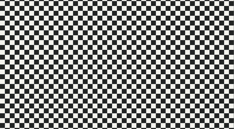 Papier peint panoramique Damier Classique Noir