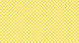 Papier peint panoramique Damier Classique Jaune