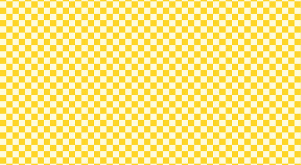 Papier peint panoramique Damier Classique Jaune