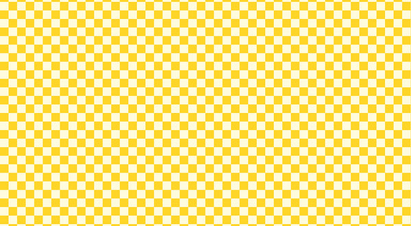 Papier peint panoramique Damier Classique Jaune