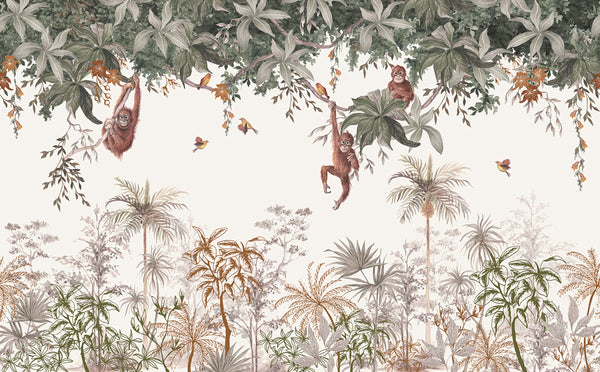 Papier peint panoramique jungle – Gunung Palung