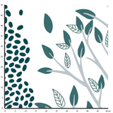 Papier peint panoramique Forêt Bleue