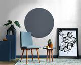 Papier Peint Adhésif Cercle - Gris