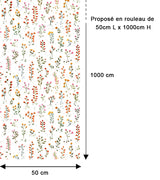 Papier peint floral – Fleurs Bucoliques