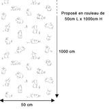 Papier Peint Bébé Petits Lapins