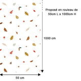 Papier Peint Feuilles d'Automne Eparses