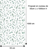 Papier Peint Feuillages vert