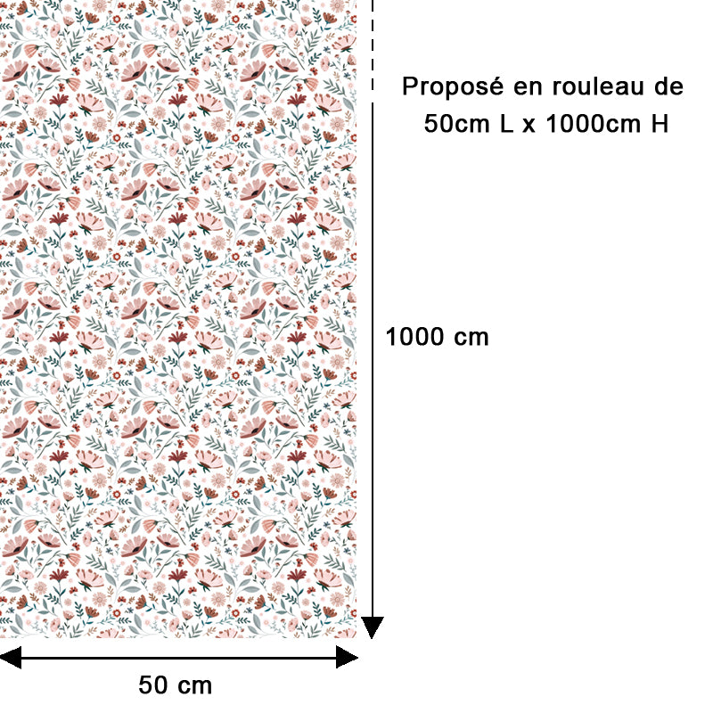 Papier peint Océan de fleurs