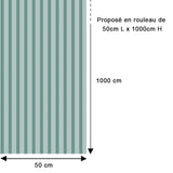 Papier peint rayures - Éléonore
