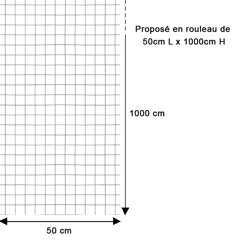 Papier peint Grille blanc