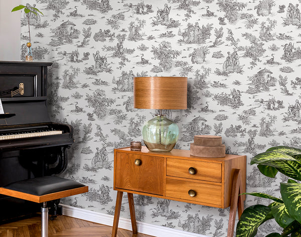 Papier peint Toile de Jouy – Voltaire
