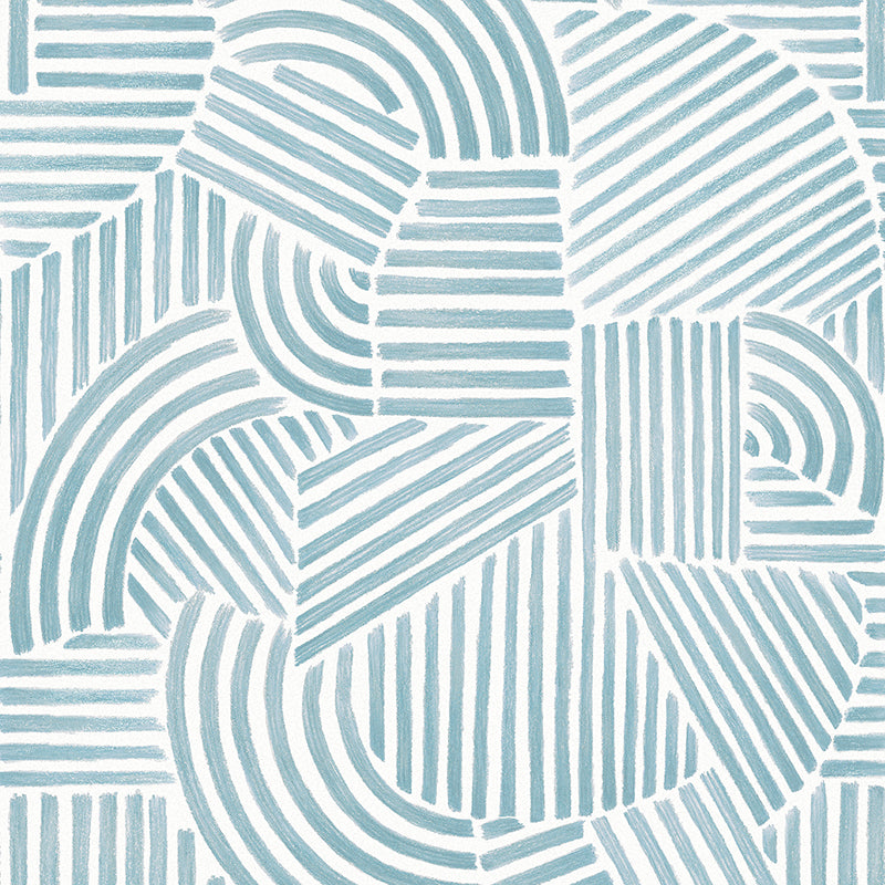 Papier peint graphique – Hachures Pastel