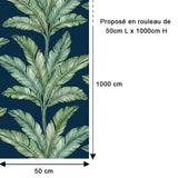 Papier peint feuillage – Feuille de bananier