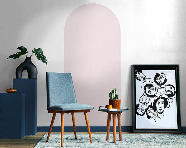 Papier Peint Adhésif Arche - Baby Pink