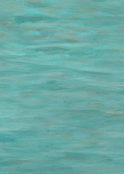 Echantillon papier peint panoramique Impressionnisme Bleu